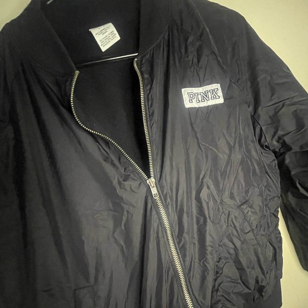 Pink Victoria secret windbreaker jacket